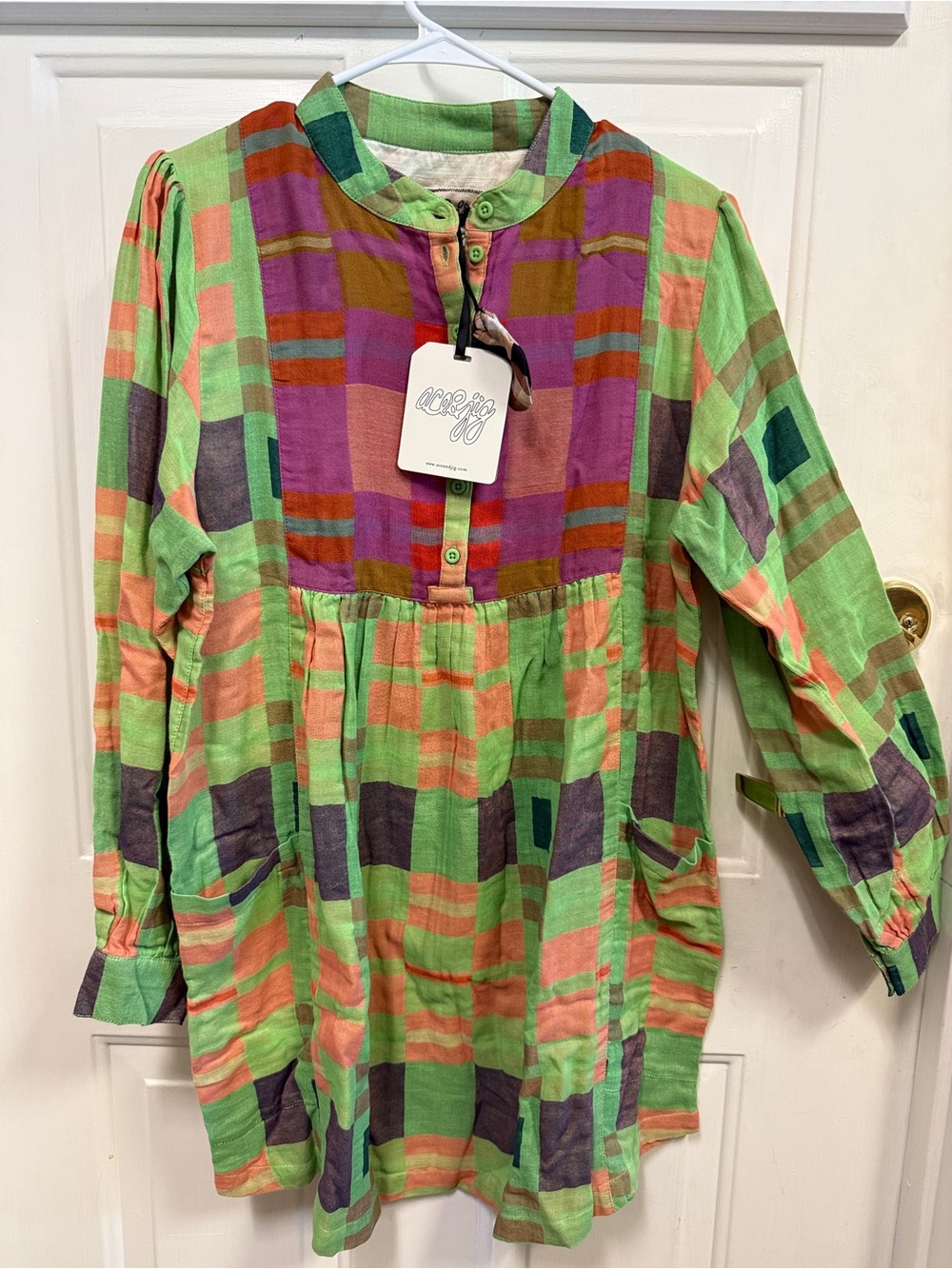 NWT Ace & Jig “Harmony” dress in “Tea”